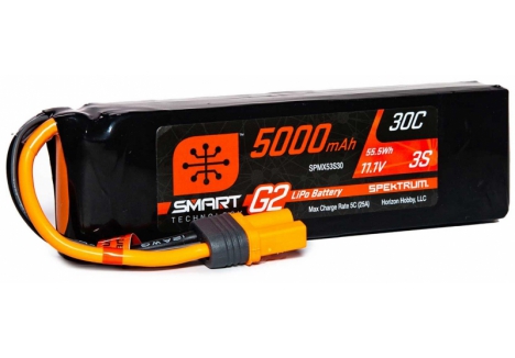 11.1V 5000mAh 3S 30C Smart LiPo G2: IC5