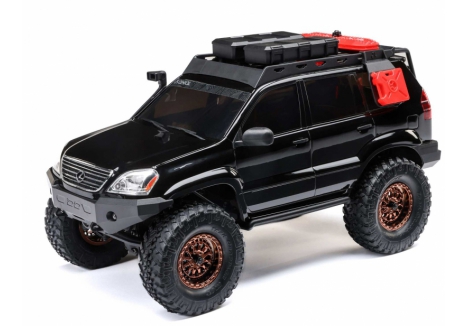 1/24 SCX24 Lexus GX 470 4WD Rock Crawler RTR Black - C-AXI-1532T3