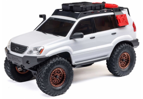 1/24 SCX24 Lexus GX 470 4WD Rock Crawler RTR White - C-AXI-1532T1