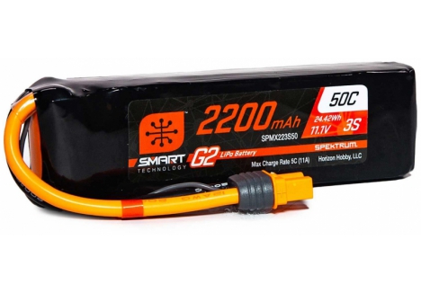 2200mAh 3S 11.1V SMART G2 50C IC3