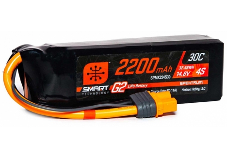 2200mAh 4S 14.8V SMART G2 30C IC3