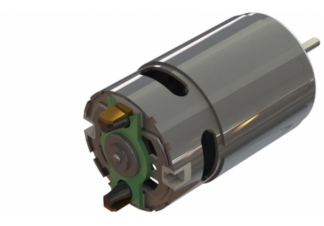 550 14T Brushed Motor (Black)