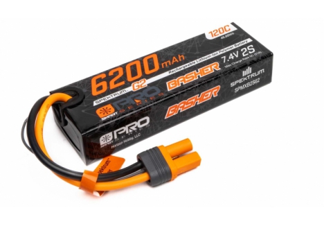 7.4V 6200mAh 2S 120C Smart G2 Pro Basher LiPo: IC5