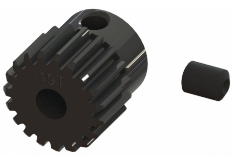 ARRMA 19T MOD 0.5 Pinion Gear Steel RC CNC 3.2mm Bore ARA2032 ARA-2032