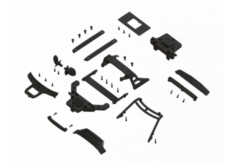 ARRMA Body Accessories Set BIG ROCK 223S 1/10 Z-ARA-1290