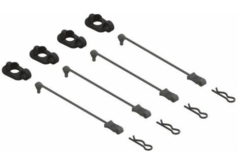 ARRMA Body Clip and Pad Set 1/8 Scale MOJAVE 4X4 4S BLX Z-ARA480070