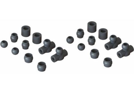 ARRMA Composite Ball Set 6S Suspension Components for RC Trucks Z-AR330483