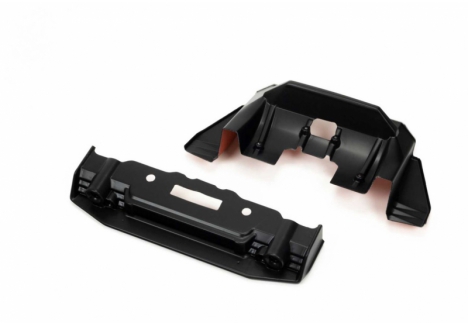 ARRMA FELONY 1/7 Painted Splitter Diffuser Black Orange ARA410010