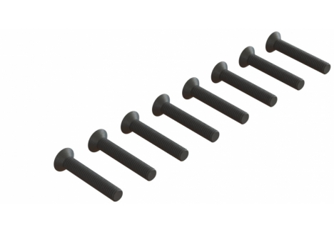 ARRMA Flat Head Hex Machine Screws M3x18mm Pack of 10 Z-ARA722318