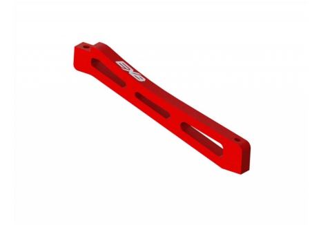 ARRMA Front Center Aluminium Chassis Brace 98mm Red ARA320564