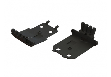 ARRMA Front Rear Lower Skid Plate Composite Chassis Protection AR320401