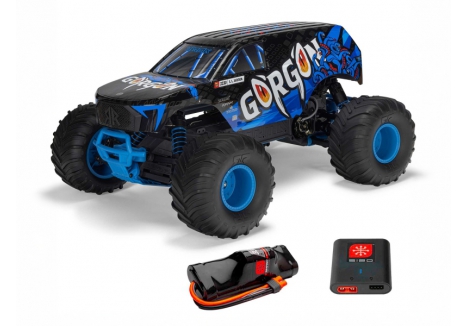 ARRMA GORGON MEGA 550 1/10 2WD RC Monster Truck RTR Blue ARA3230ST5