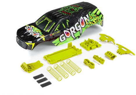 ARRMA GORGON Painted Decaled Body Set, Fluorescent Yellow Z-ARA402349