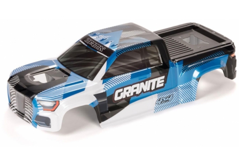 ARRMA GRANITE 1/10 Clipless Painted RC Monster Truck Body Blue Z-ARA-1621