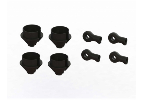 ARRMA HD Shock Rod End and Spring Cup Set (2 Pair) Z-ARA330608