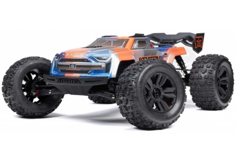 ARRMA KRATON 1/8 4WD 6S Brushless RC Monster Truck RTR Blue Orange ARA8608V6T1
