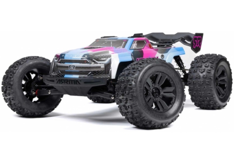 ARRMA KRATON 1/8 4WD 6S Brushless RC Monster Truck RTR Blue Pink ARA8608V6T2