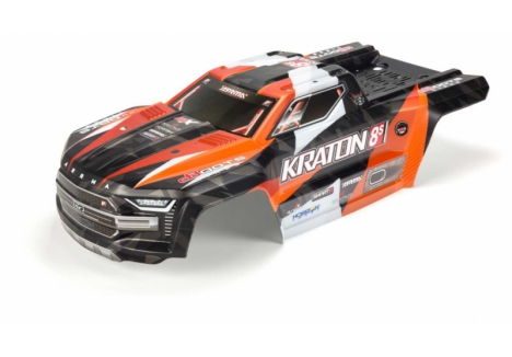 ARRMA KRATON 4X4 8S BLX 1/5 Painted Body Orange Z-ARA409007