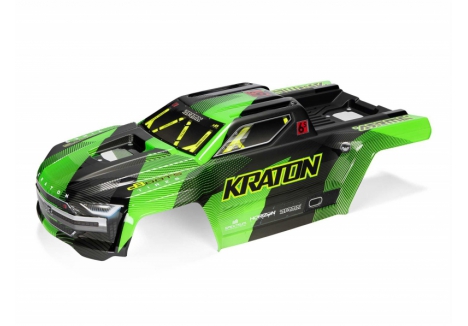 ARRMA KRATON 6S BLX V6 1/8 RC Monster Truck Body Green Black Z-ARA-3008