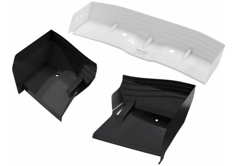 ARRMA LIMITLESS 1/7 Wing Set Painted Black White Z-ARA-2809
