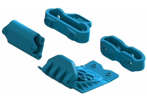 ARRMA Lower Skid And Bumper Mount Set, Blue Z-ARA320787