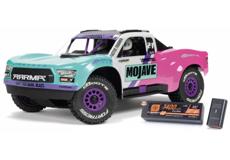 ARRMA Mojave Grom 1/16 4WD Brushless RC Desert Truck RTR Teal ARA2304ST1