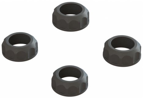 ARRMA Shock Cap 4 Piece Black Composite Suspension Caps 1/10 RC 4WD Z-ARA330828
