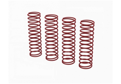ARRMA Shock Spring Set E, 0.50N/mm, Red (4): GROM Z-ARA-2893