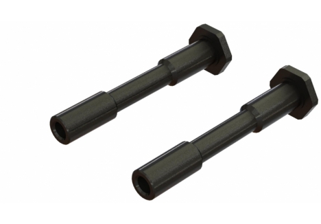 ARRMA Steel Steering Post 6x42mm Black 2 Pack ARA340186