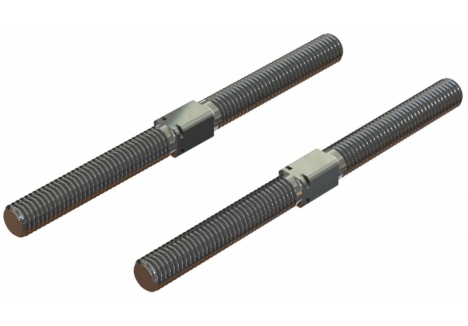 ARRMA Steel Turnbuckle M8 x 105mm Silver 2 Pack ARA330745