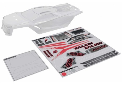 ARRMA TALION 6S BLX Clear Bodyshell with Decals Z-ARA-3405