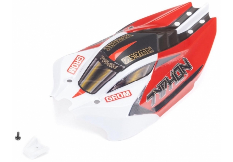ARRMA TYPHON GROM Body, Red/White Z-ARA412006