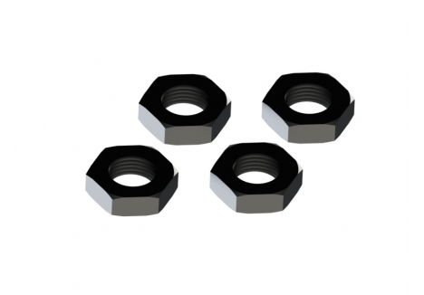 ARRMA Wheel Nut Aluminium 17mm RC Car Black 4 Pack Z-AR310449