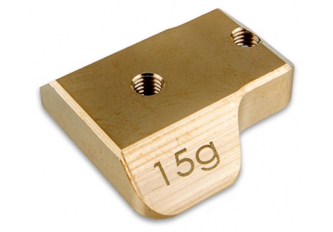 Associated RC8B3.1 RC8B3.2 FT Chassis Weight 15g Machined Brass AS81405