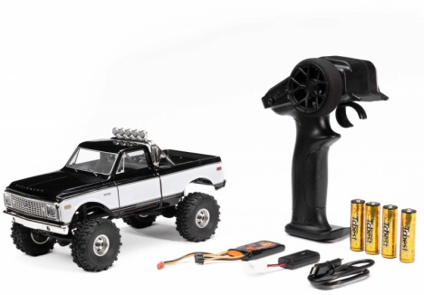 AXIAL 1/24 SCX24 1971 Chevrolet C10 4WD Truck RTR, Black C-AXI-3408T1