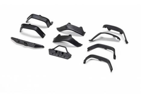 AXIAL Bumpers, Standard/Comp Fenders: SCX30 JLU Z-AXI-3309