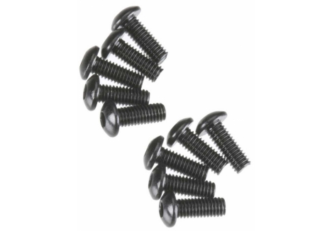 AXIAL Hex Sckt ButtonHead M3x8mm Black Oxide (10) Z-AXA114