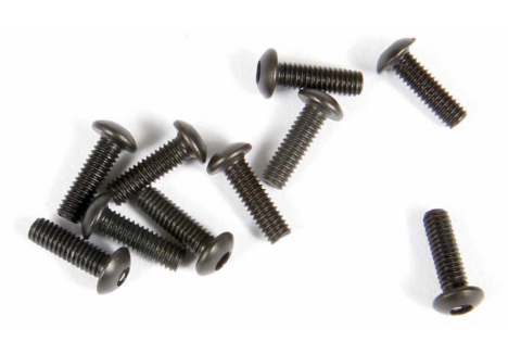 AXIAL Hex Socket Button Head M2.6x8mm, Black (10) Z-AX31373
