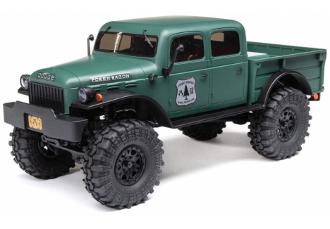 Axial SCX24 Dodge Power Wagon 1/24 4WD RC Rock Crawler RTR Green AXI00007T2