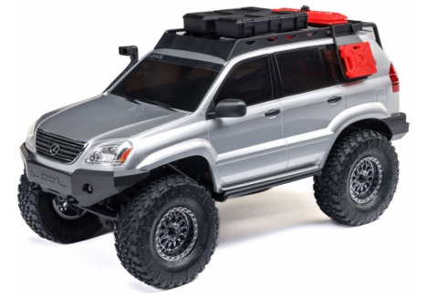 Axial SCX24 Lexus GX 470 1/24 4WD RC Rock Crawler RTR Silver AXI1532T2