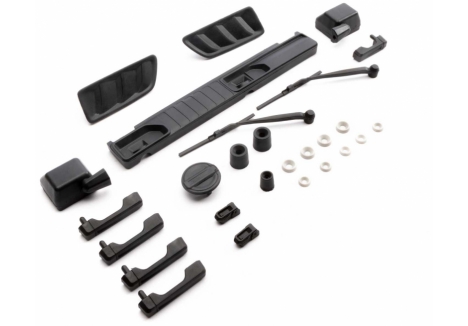 AXIAL SCX6: Jeep JLU Exterior Detail Parts Z-AXI250004