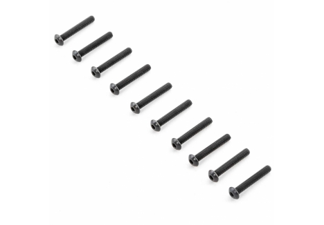 Button Head Screws, M4 x 25mm STL (10)