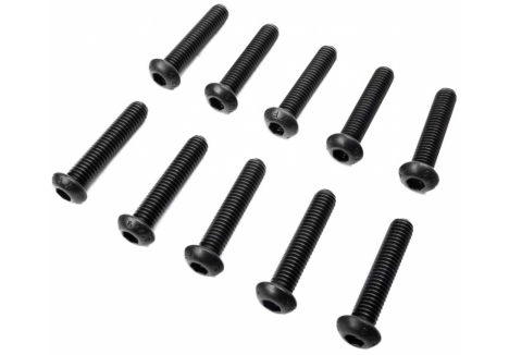 Button Head Screws, M6 x 30mm STL (10)