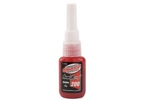 Corally Lockit 200 Screw Fix Medium Strength Red Threadlocker C-13095
