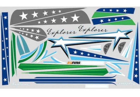 Decal Sheet (for 1100mm F3A)