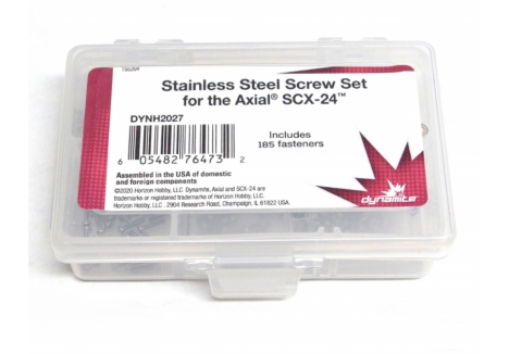 DYN Stainless Steel Screw Set: Axial SCX24 Z-DYNH2027