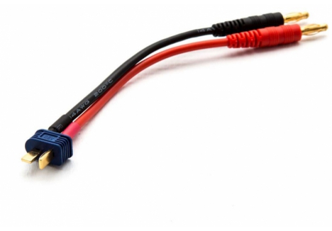 Dynamite Charge Adapter Banana to Deans Compatible Male DYN0056 DYNC0056