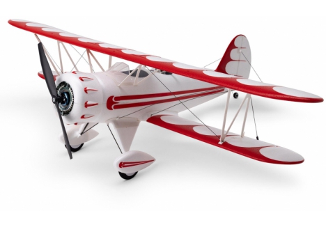 E-flite UMX WACO Ultra-Micro Brushless RC Biplane BNF Basic White EFLU53550