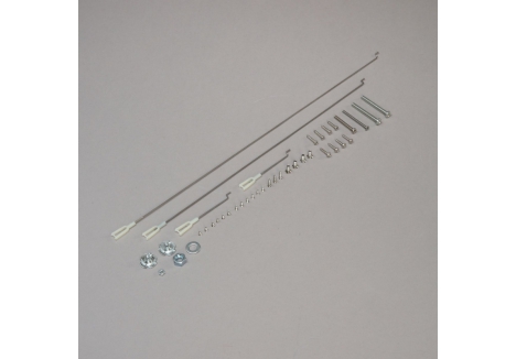 EFL Hardware and Pushrods: V900, 900mm Z-EFL7456