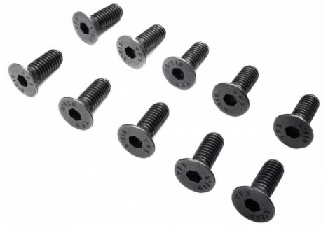 Flat Head Screws, M6 x 16mm STL (10)